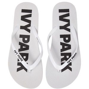 NEW IVY PARK FLIP FLOPS LOGO